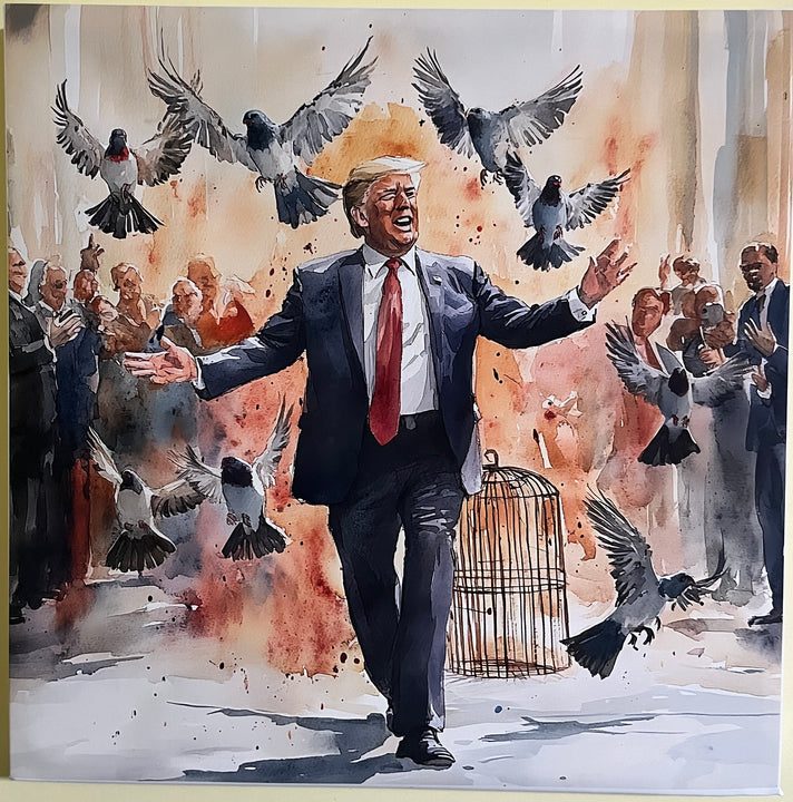 Trump Painting Prints